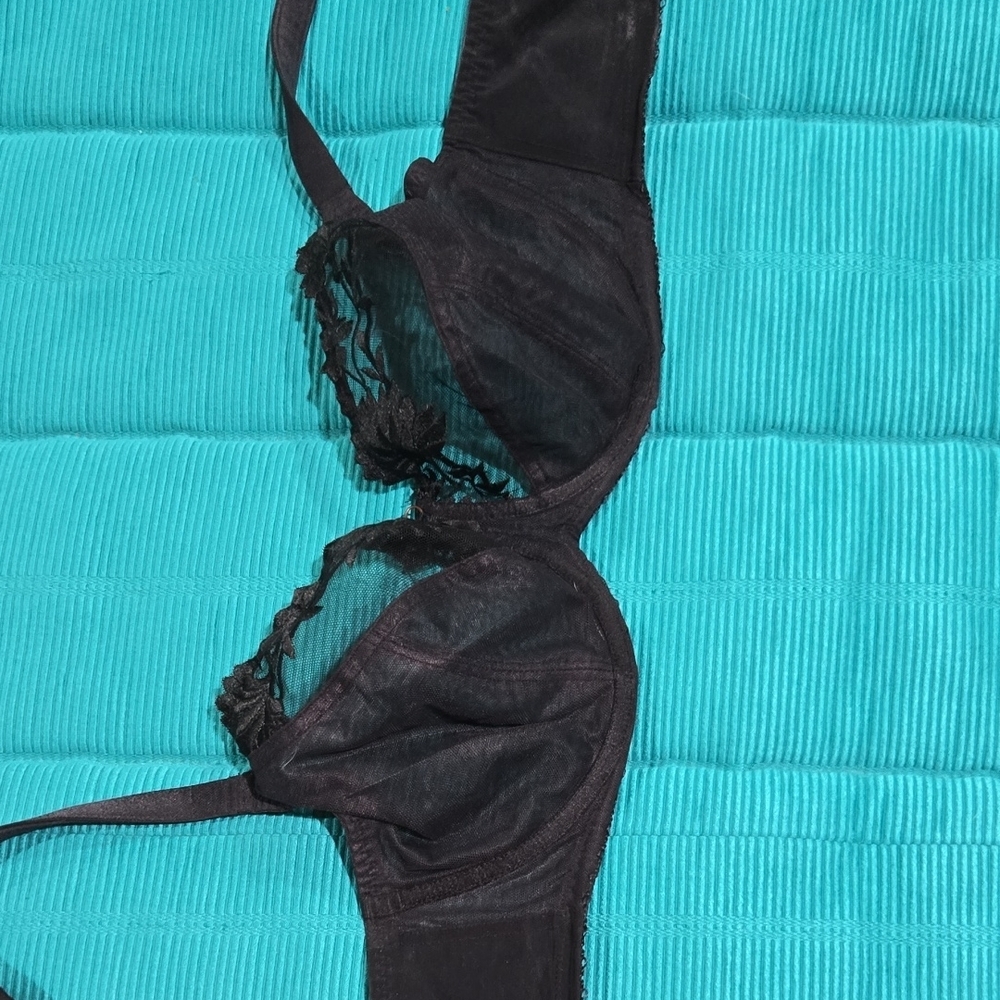 Black Lace Bra